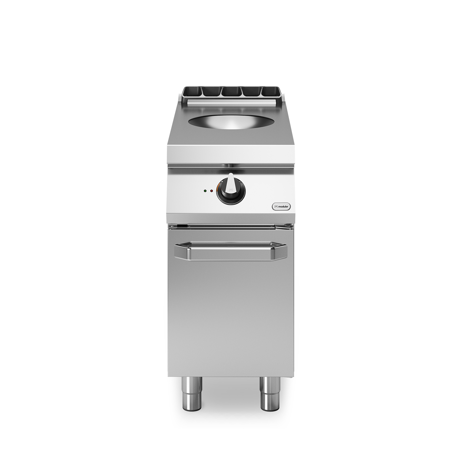 Indukčná varná doska s varnou zónou 1 wok, model na pulte s dvierkami, ROC 70/40, 5 kW